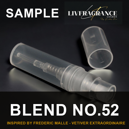 Livfragrance® Blend No.52 Vetiver Extreme- Inspired By Frederic Malle - Vetiver Extraordinaire