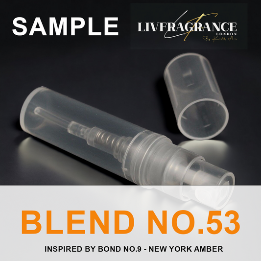 Livfragrance® Blend No.53 - Amber NY - Inspired By Bond No.9 - New York Amber