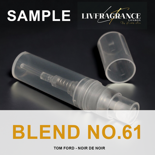 Livfragrance® Blend No.61 - Noir- Inspired By Tom Ford - Noir De Noir