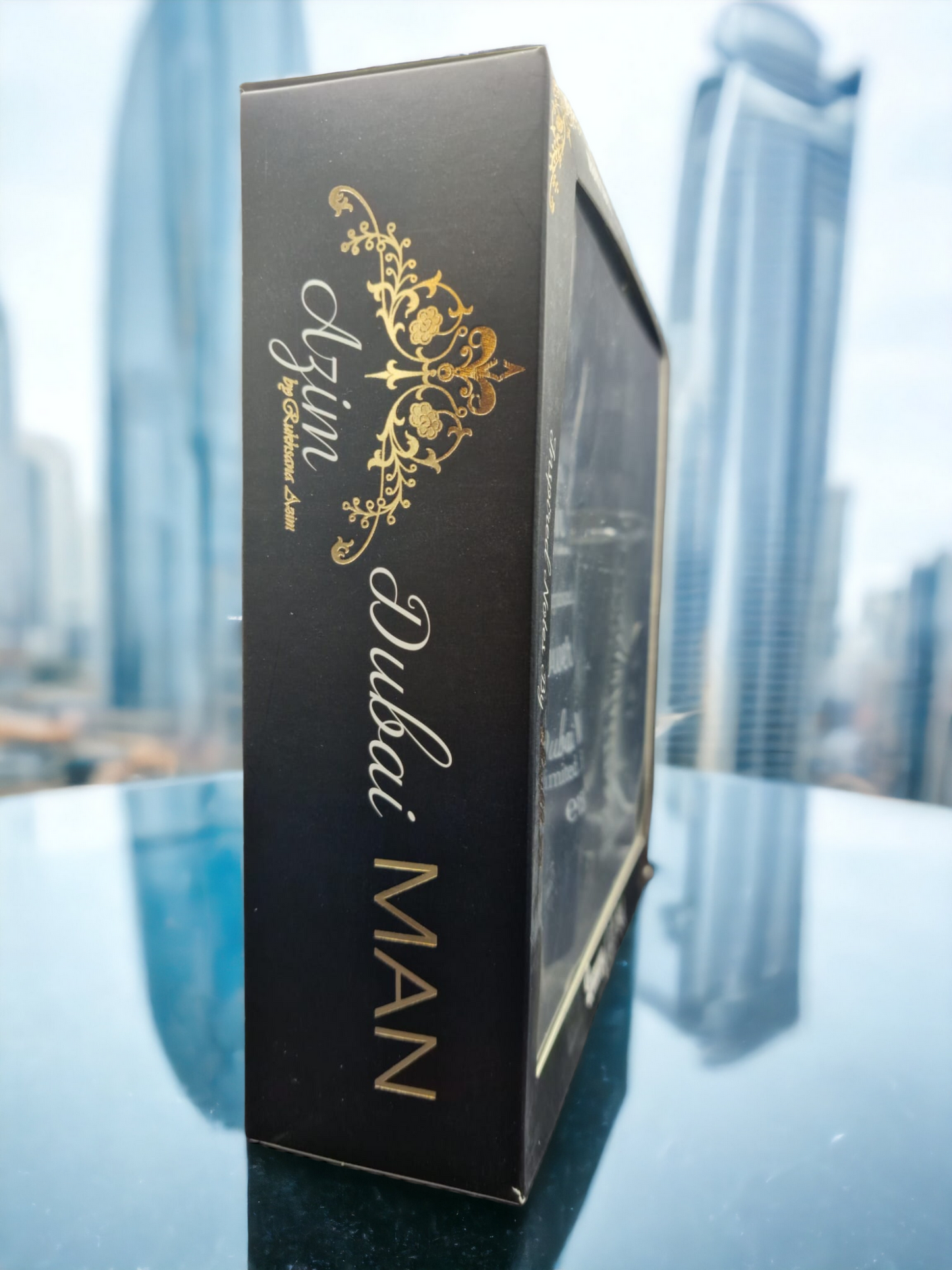 Azim Fragrance House DUBAI MAN 2pc Gift Set Shaikh No.77 100ml EDP & 150ml DUBAI MAN Shaikh No.77 Shower Gel Mens